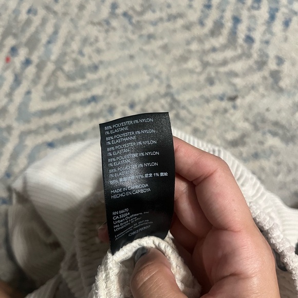 UO Drapey Corduroy Wide Leg Pant beige XS - Picture 6 of 6